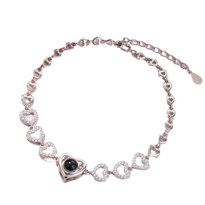 Herz-Armband mit Foto-Projektion – Erinnerungsarmban