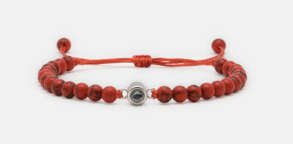 Hochwertiges Perlen-Fotoarmband