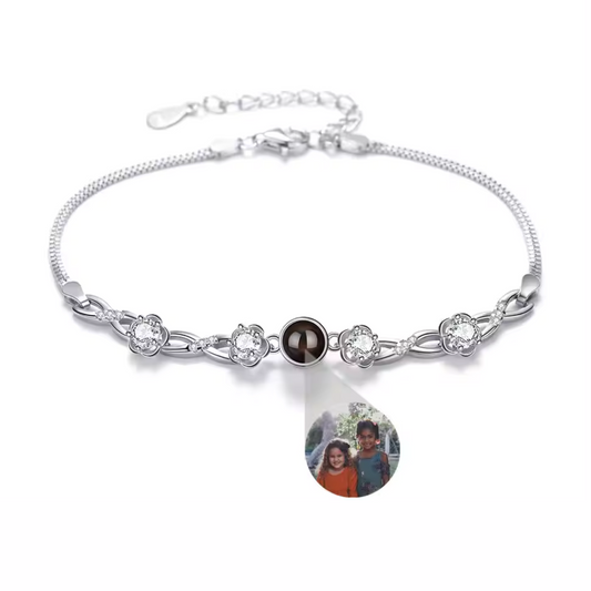 Personalisiertes Blumenarmband - SELINA