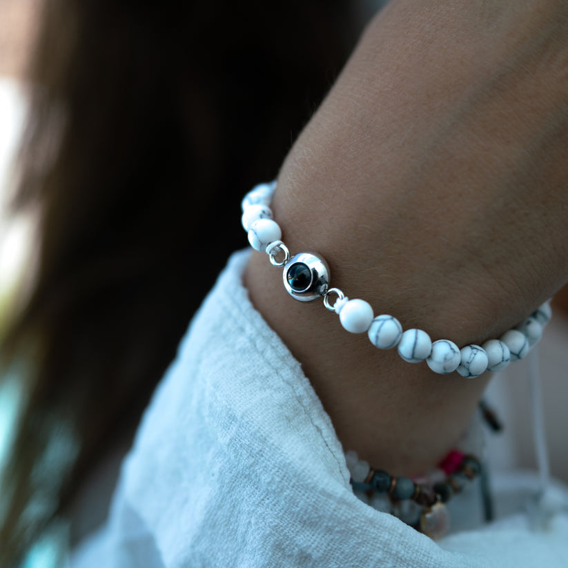 luxuriöses Perlen Punkt-Projektion Armband